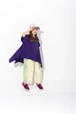 Marques ' Almeida Jersey | Tops | T-SHIRT WITH SIDE FLAPS PURPLE