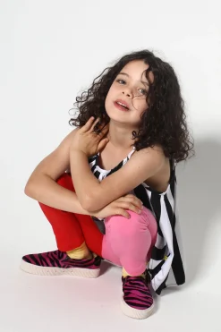 Marques ' Almeida Jersey | Bottoms | RED AND PINK LEGGINGS MULTICOLOUR