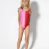 Marques ' Almeida Swimwear | Bottoms | RED AND PINK SWIMSUIT MULTICOLOUR
