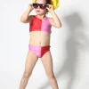 Marques ' Almeida Swimwear | RED AND PINK SWIMWEAR BIKINI SET MULTICOLOUR