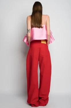 Marques ' Almeida Denim | Bottoms | BOYFRIEND TROUSERS RED