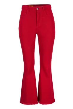 Marques ' Almeida Denim | Bottoms | CAPRI JEANS RED