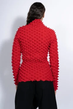 Marques ' Almeida Tops | Tops | SPIKE TOP RED