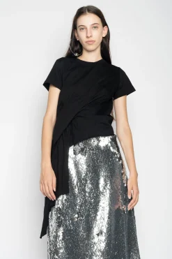 Marques ' Almeida Bottoms | Bottoms | CLASSIC SLIP SKIRT SILVER