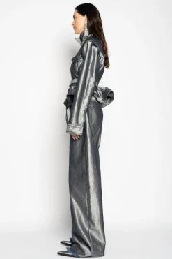 Marques ' Almeida Denim | Bottoms | DENIM PATCH POCKET BOYFRIEND JEANS SILVER