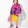 Marques ' Almeida Tops | Jersey | SPLATTERED FLEECE HOODIE PURPLE