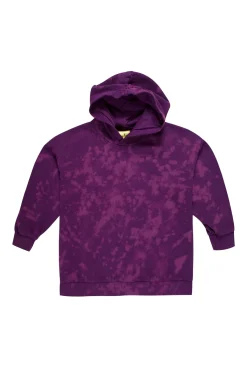 Marques ' Almeida Tops | Jersey | SPLATTERED FLEECE HOODIE PURPLE