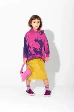 Marques ' Almeida Tops | Jersey | SPLATTERED FLEECE HOODIE PURPLE