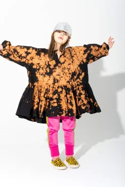 Marques ' Almeida Dresses | SPLATTERED GATHERED DRESS MULTICOLOUR