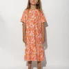 Marques ' Almeida Dresses | TERRY WAVY PRINT GATHERED DRESS MULTICOLOUR