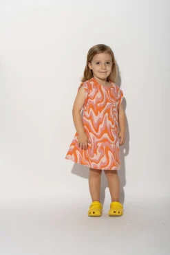 Marques ' Almeida Dresses | TERRY WAVY PRINT T-SHIRT DRESS MULTICOLOUR