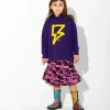 Marques ' Almeida Jersey | Tops | THUNDER PRINT HOODIE PURPLE