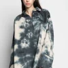 Marques ' Almeida Tops | Tops | TIE DYE BLACK XXL SHIRT BLACKWHITE