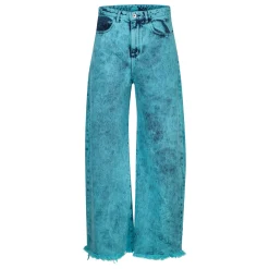 Marques ' Almeida Bottoms | Denim | DENIM BOYFRIENDS TROUSERS TURQUOISE