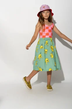 Marques ' Almeida Bottoms | HANDS PRINT GATHERED SKIRT TURQUOISE