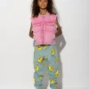 Marques ' Almeida Bottoms | HANDS PRINT SWEATPANTS TURQUOISE