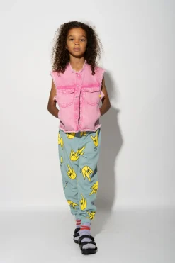 Marques ' Almeida Bottoms | HANDS PRINT SWEATPANTS TURQUOISE