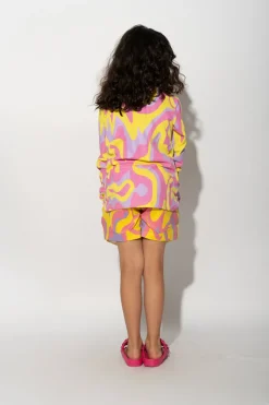 Marques ' Almeida Bottoms | WAVY PRINT SHORTS MULTICOLOUR