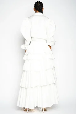 Marques ' Almeida Tops | Tops | BALLOON SLEEVE SHIRT WHITE