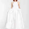 Marques ' Almeida Bridal | LONG DRESS WITH FULL SKIRT WHITE