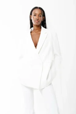 Marques ' Almeida Bridal | OVERSIZED BLAZER WHITE