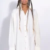 Marques ' Almeida Tops | Tops | PATCHWORK XXL SHIRT WHITE