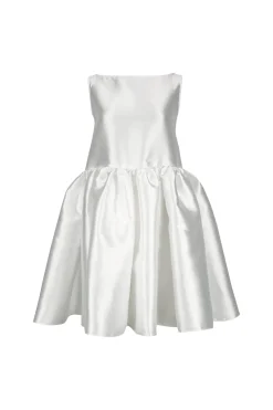 Marques ' Almeida Dresses | Bridal | SHORT SLEEVELESS PUFF DRESS WHITE