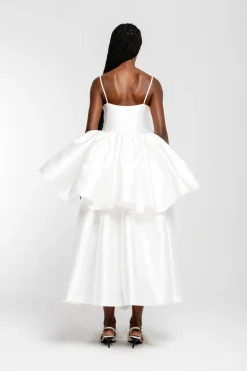Marques ' Almeida Bridal | STRAPPY PUFF TOP WHITE