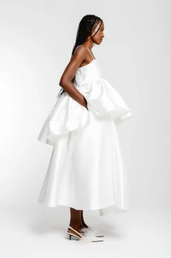Marques ' Almeida Bridal | STRAPPY PUFF TOP WHITE