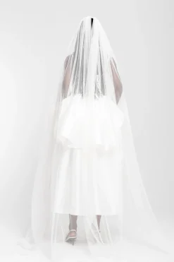 Marques ' Almeida Bridal | STRAPPY PUFF TOP WHITE