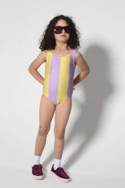 Marques ' Almeida Swimwear | Bottoms | YELLOW AND LILAC SWIMSUIT MULTICOLOUR