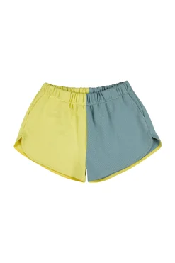 Marques ' Almeida Bottoms | YELLOW AND TURQUOISE SHORTS MULTICOLOUR