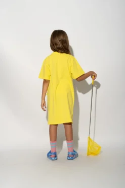 Marques ' Almeida Jersey | Dresses | DAISY PRINT T-SHIRT DRESS YELLOW