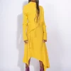 Marques ' Almeida Knitwear | Bottoms | DRAPED SKIRT YELLOW