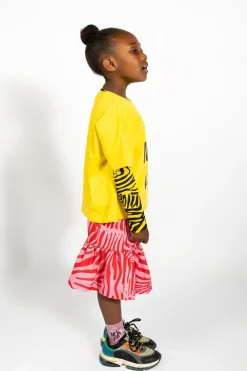 Marques ' Almeida Tops | Jersey | EMBROIDERED T-SHIRT YELLOW