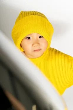 Marques ' Almeida Accessories | Knitwear | MERINO KNIT BEANIE YELLOW