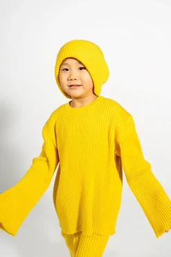 Marques ' Almeida Accessories | Knitwear | MERINO KNIT BEANIE YELLOW