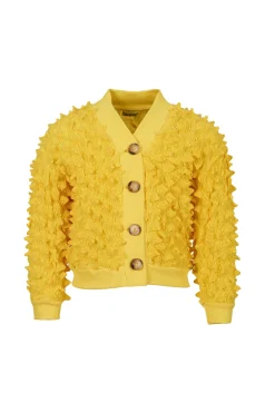 Marques ' Almeida Outerwear | SPIKE CARDIGAN YELLOW