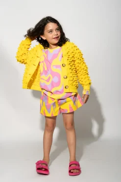 Marques ' Almeida Outerwear | SPIKE CARDIGAN YELLOW