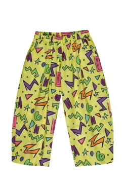 Marques ' Almeida Bottoms | SQUIGGLE PRINT BALLOON TROUSERS YELLOW